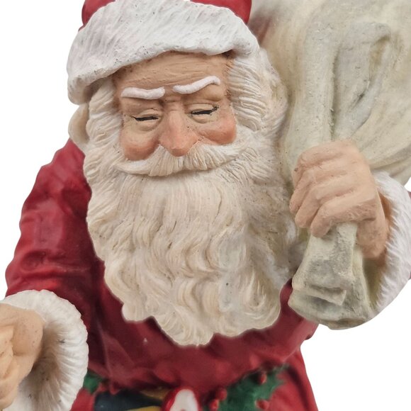 Hallmark Figurine Heirloom Santa Collection A Joyous Christmas 1990 Dutkin - Picture 6 of 10